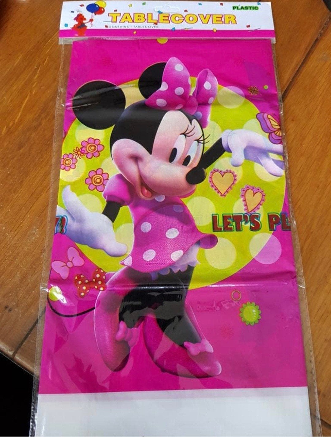 minnie mouse tafelkleed nr T602, Ophalen of Verzenden, Nieuw, Versiering, Verjaardag