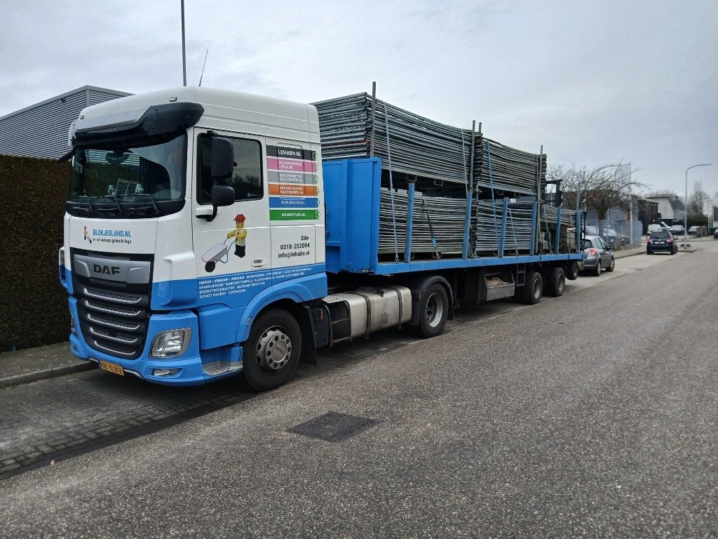 gebruikte bouwhekken of dranghekken. Kopen of Huren Leha bv, Tuin en Terras, Ophalen of Verzenden, Gebruikt, IJzer, Overige typen