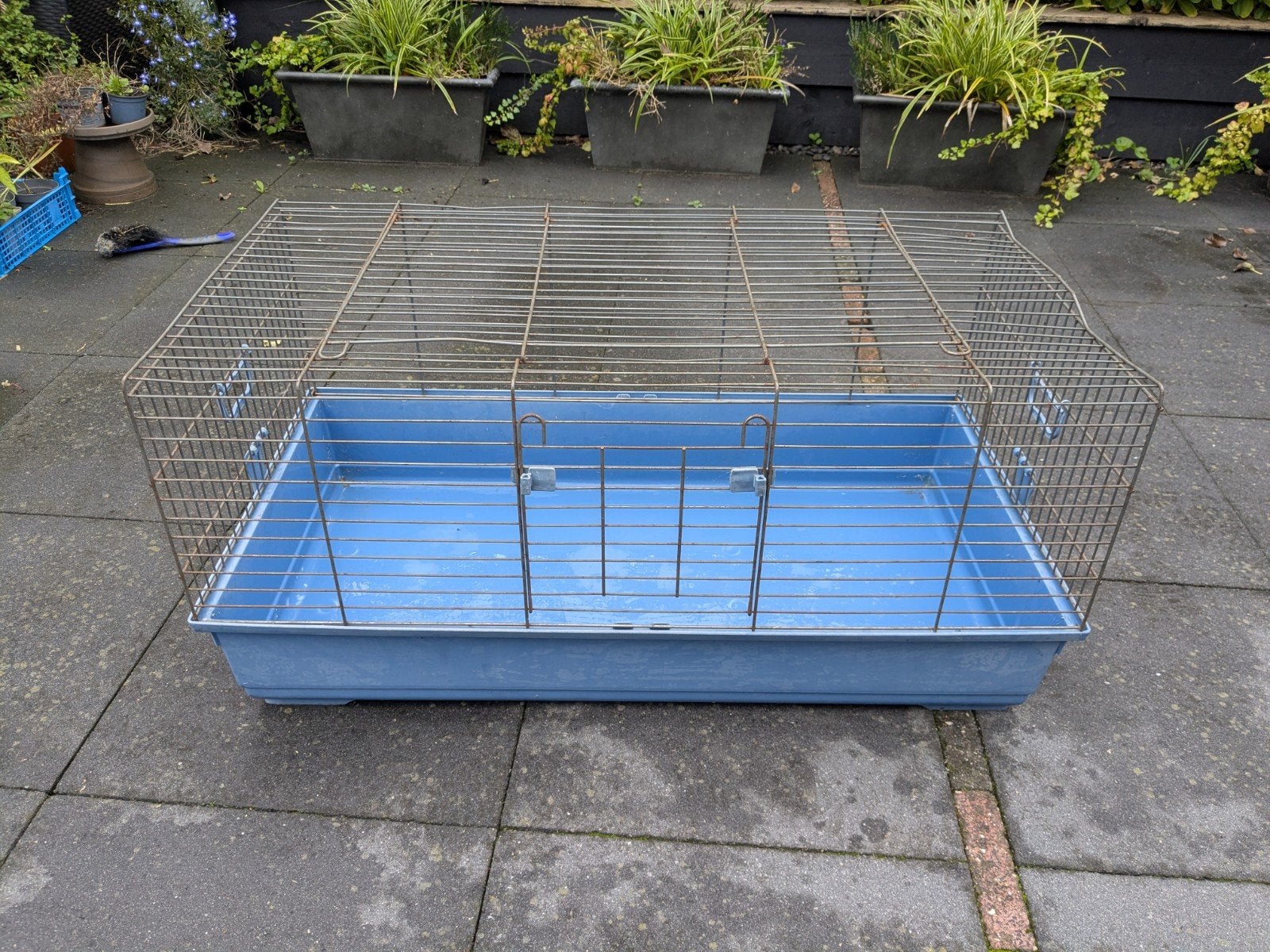 Konijnenhok voor binnen, Dieren en Toebehoren, Gebruikt, Hok, 75 tot 110 cm, Ophalen