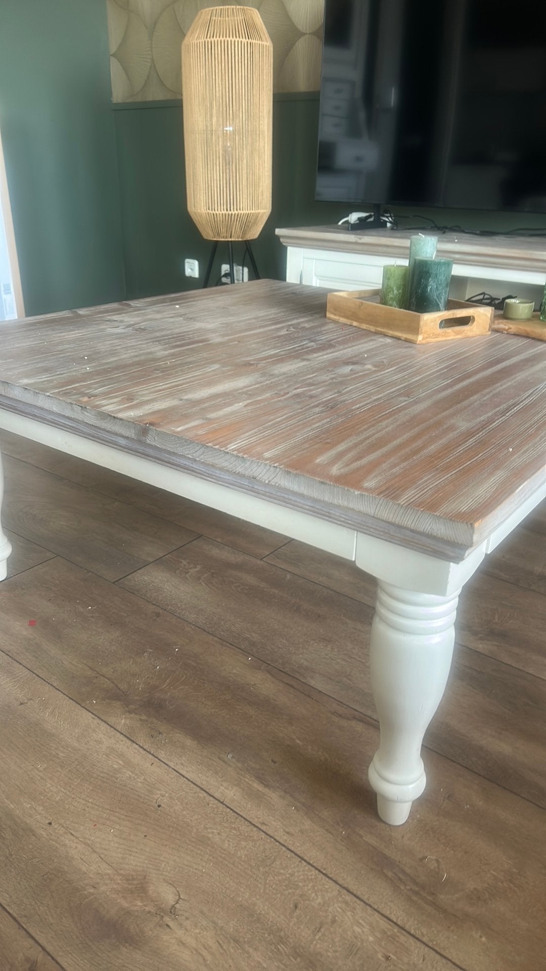 Salon tafel, Huis en Inrichting, Tafels | Salontafels, Gebruikt, 50 tot 100 cm, Vierkant, 50 tot 100 cm