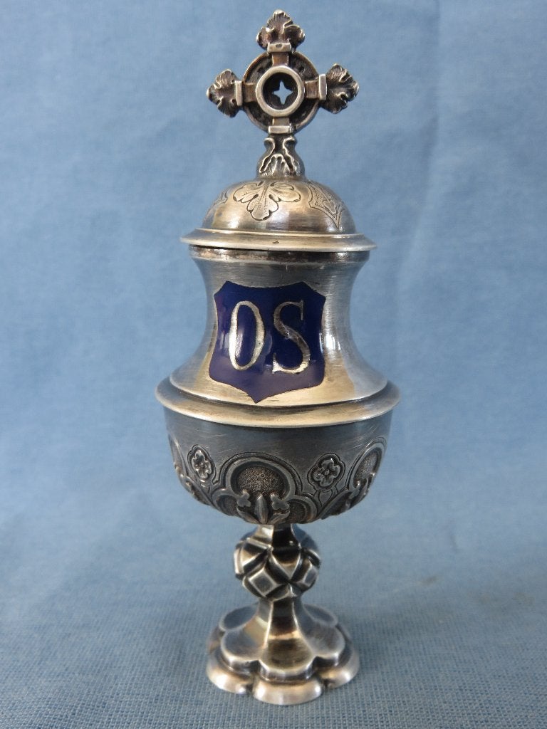 Chrismatorium in zilver - 19e eeuw, Ophalen of Verzenden, Zilver