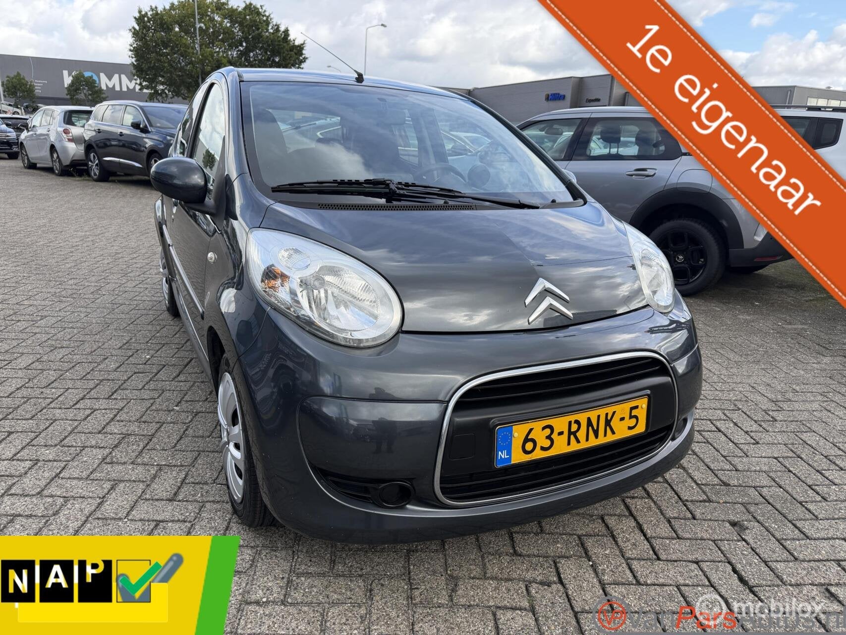 Citroen C1 1.0-12V Selection,Airco,5drs,1e eigenaar!, Auto's, Voorwielaandrijving, Euro 5, Metallic lak, Gebruikt