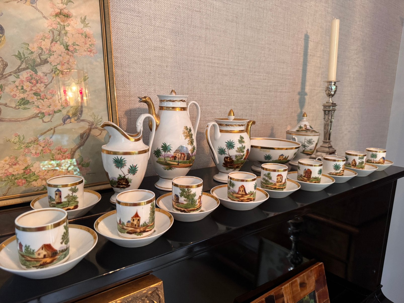 Brussels servies 15 delen, Antiek en Kunst, Ophalen