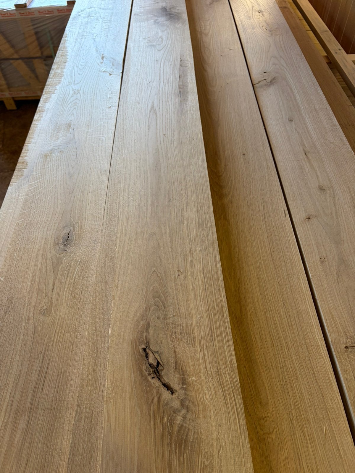 23 eiken planken 250 cm lang, Ophalen, Nieuw, 250 cm of meer, Planken