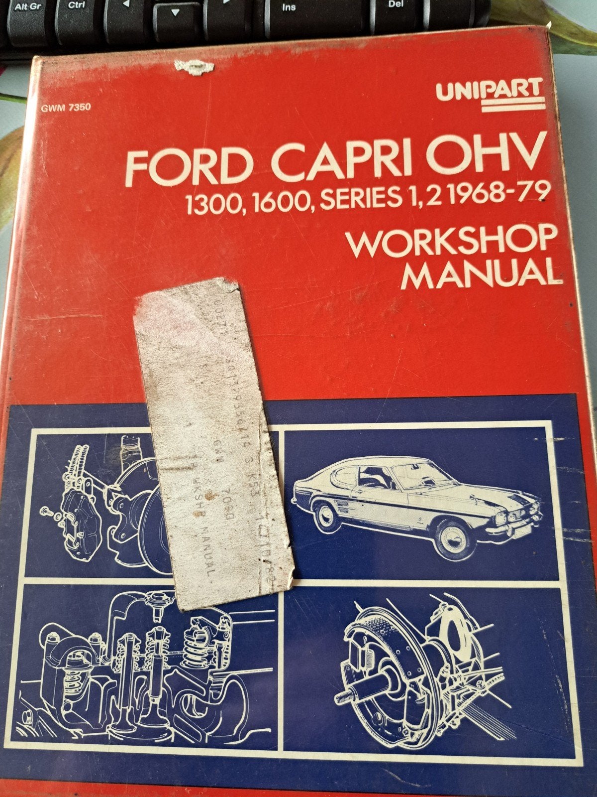 Ford Capri workshop manual., Ophalen of Verzenden