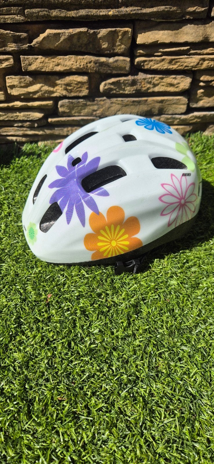 BBB Cycling Miniflower kinderfietshelm - Maat S (48-52cm), Gebruikt, Meisje, BBB Cycling, Ophalen