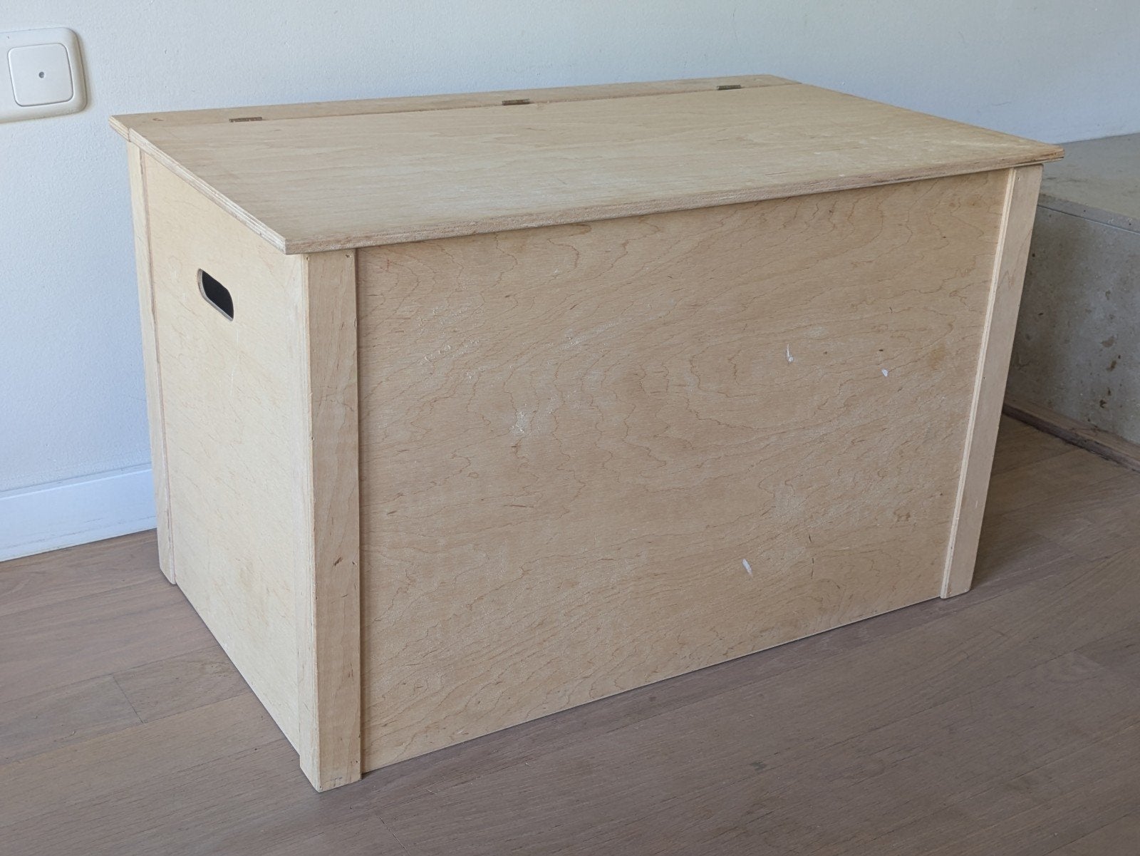 Grote houten speelgoedkist - 76x47x44cm, Ophalen, Minder dan 50 cm, Gebruikt, 50 tot 100 cm