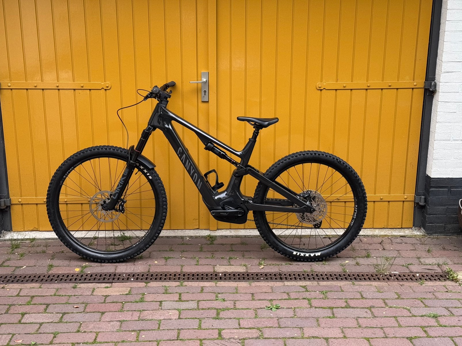 Canyon Spectral:ON CF7 2024 maat L, Fietsen en Brommers, Fietsen | Mountainbikes en ATB, Fully, Zo goed als nieuw, Schijfrem, Ophalen
