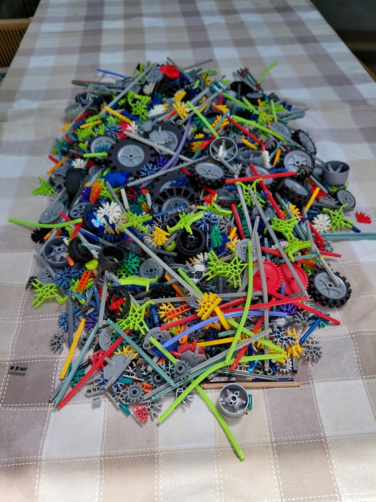 Grote partij K'nex onderdelen met wielen, Ophalen of Verzenden, Gebruikt, K'nex