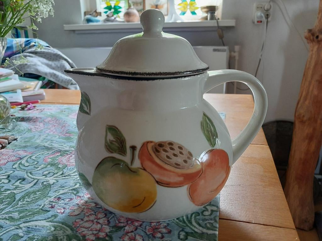 Grindley Covent Garden theepot gaaf, Huis en Inrichting, Keuken | Servies, Ophalen of Verzenden