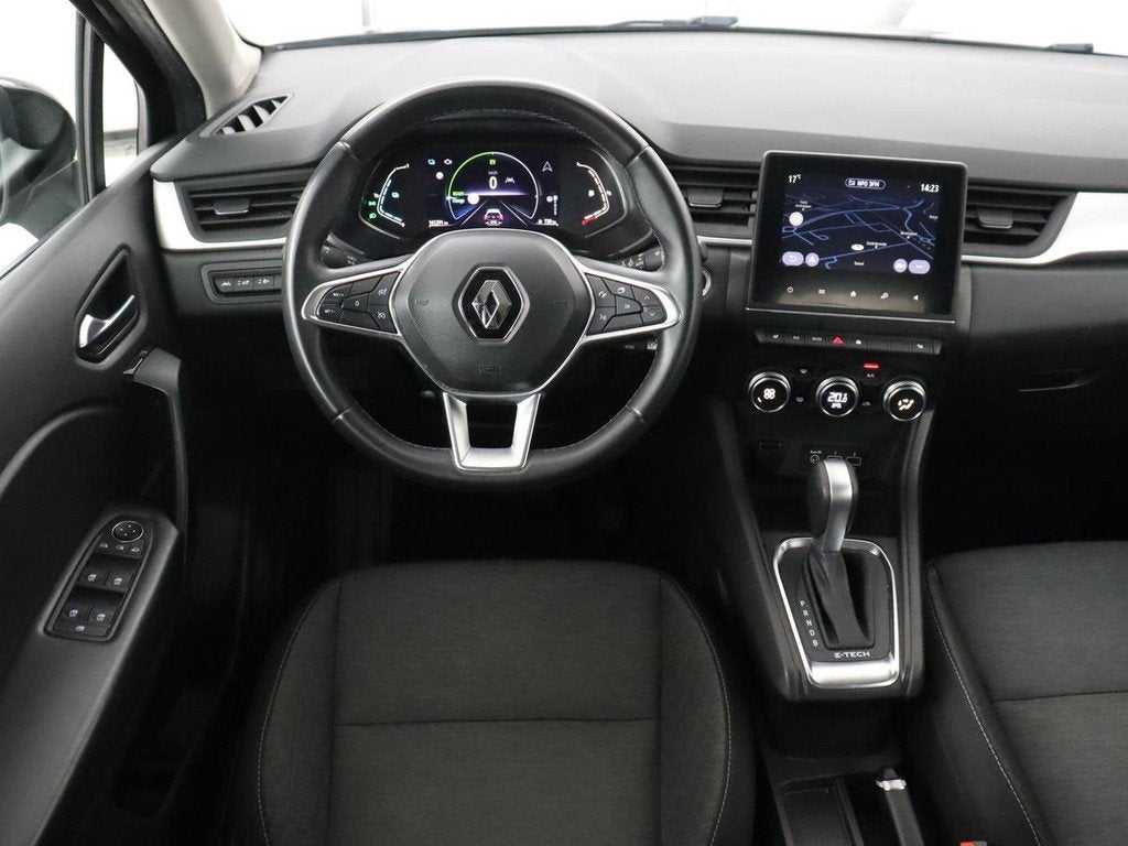 Renault Captur 1.6 E-Tech Hybrid 145 Business Zen | Trekhaak, Auto's, Renault, Stof, Gebruikt, 715 kg, Zwart