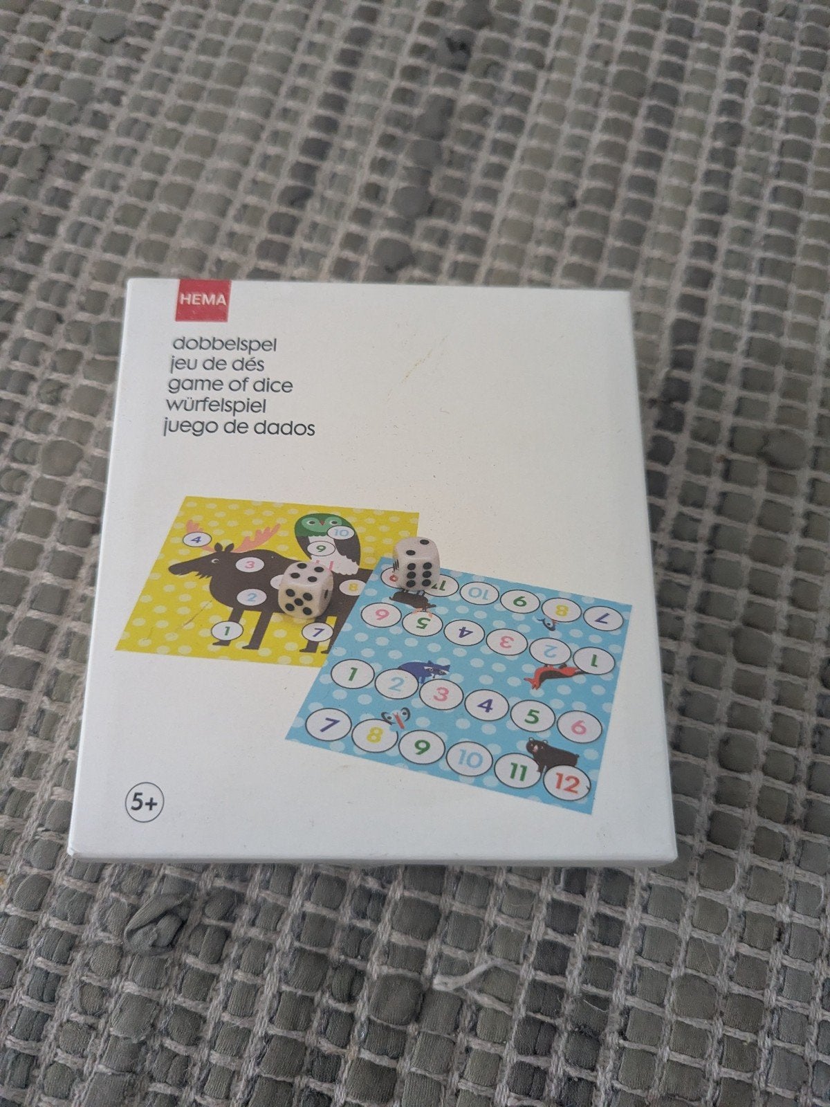 NEMA Dobbelspel - Leuk dobbelspel voor jong en oud, Ophalen, Een of twee spelers, Zo goed als nieuw, NEMA
