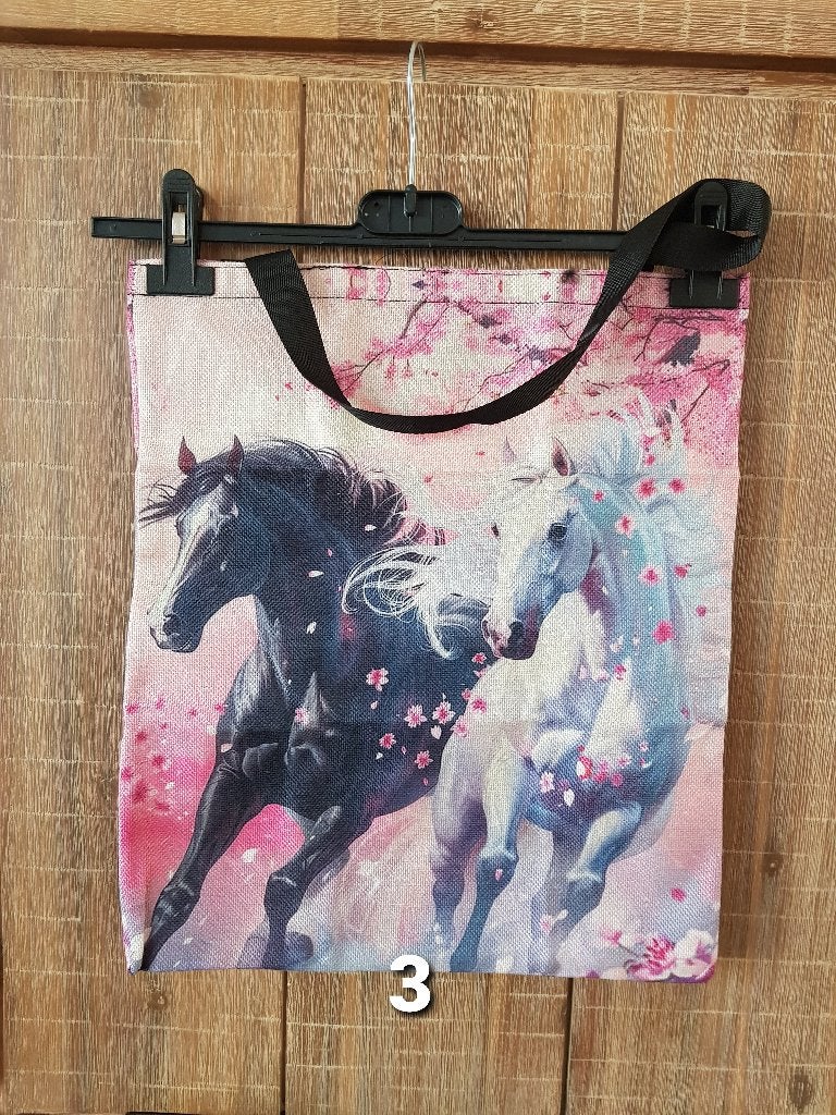 Schoudertas met paard opdruk 5.00 euro per stuk, Ophalen of Verzenden, Nieuw