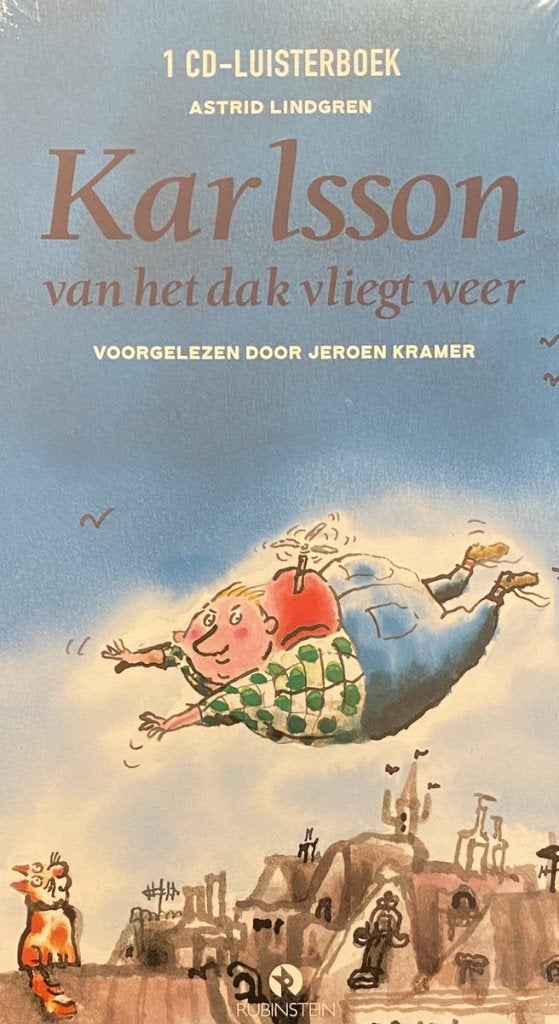 Luisterboek: Karlsson vliegt weer van Astrid Lindgren (nieuw, Ophalen of Verzenden, Cd, Kind