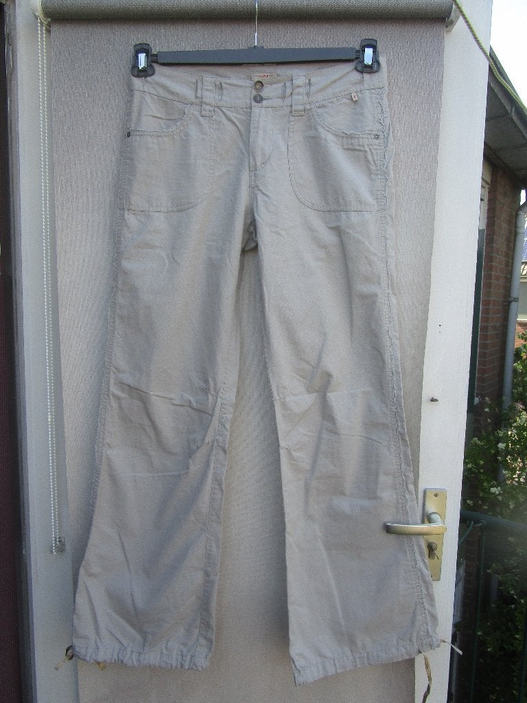 Broek DIDI mt 38  wijde pijpen, Maat 38/40 (M), Verzenden, Beige, Didi