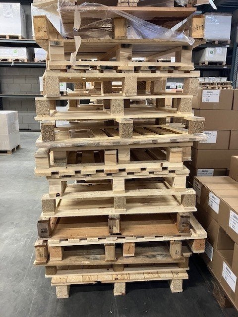 Houten pallets, Tuin en Terras, Haardhout, Minder dan 3 m³, Ophalen