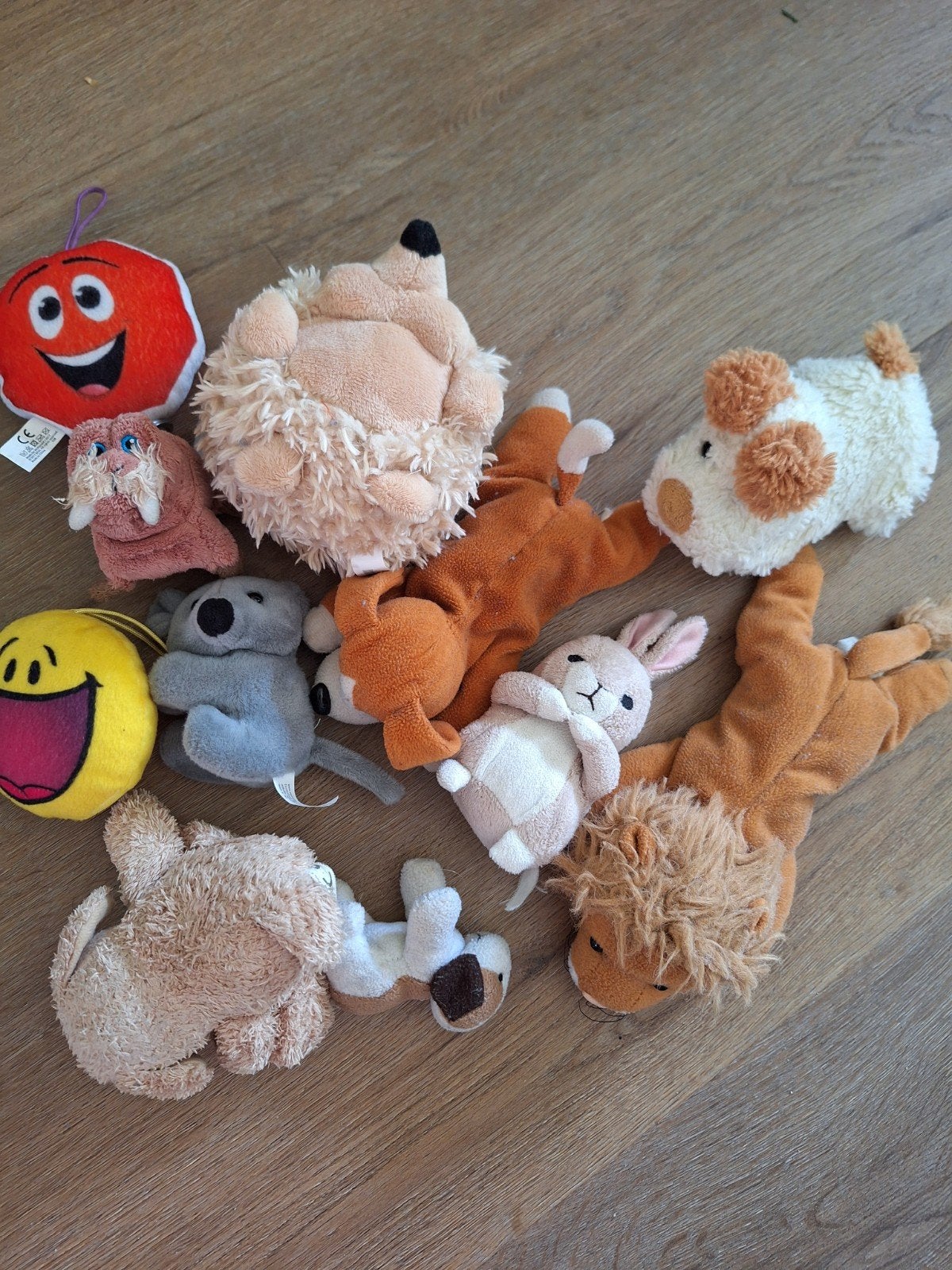 Grote collectie knuffels - diverse dieren en karakters, Gebruikt, Disney, Hond, Met label