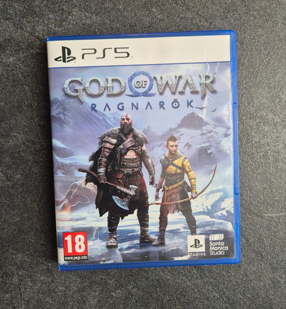 God of War Ragnarök PS5 - Zo goed als nieuw, Spelcomputers en Games, Games | Sony PlayStation 5, Avontuur en Actie, Vanaf 18 jaar