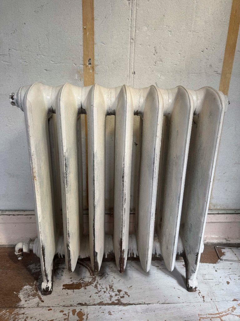 Gietijzeren Radiator (2x), Doe-het-zelf en Verbouw, Ophalen, 30 tot 80 cm, Gebruikt, Radiator