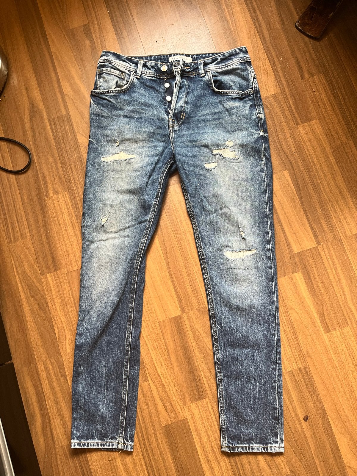 Zara spijkerbroek - Blauw - Maat W32, Ophalen of Verzenden, Gedragen, Blauw, W32 (confectie 46) of kleiner