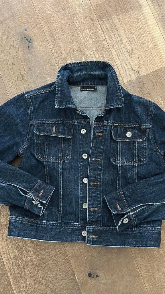 Dkny jeansjasje spijkerjack m/l, Ophalen of Verzenden, Gedragen, Maat 38/40 (M), Blauw