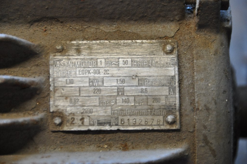 Elektromotor 220 volt, Doe-het-zelf en Verbouw, Motoren, Ophalen, Gebruikt, Elektromotor, 1800 rpm of meer