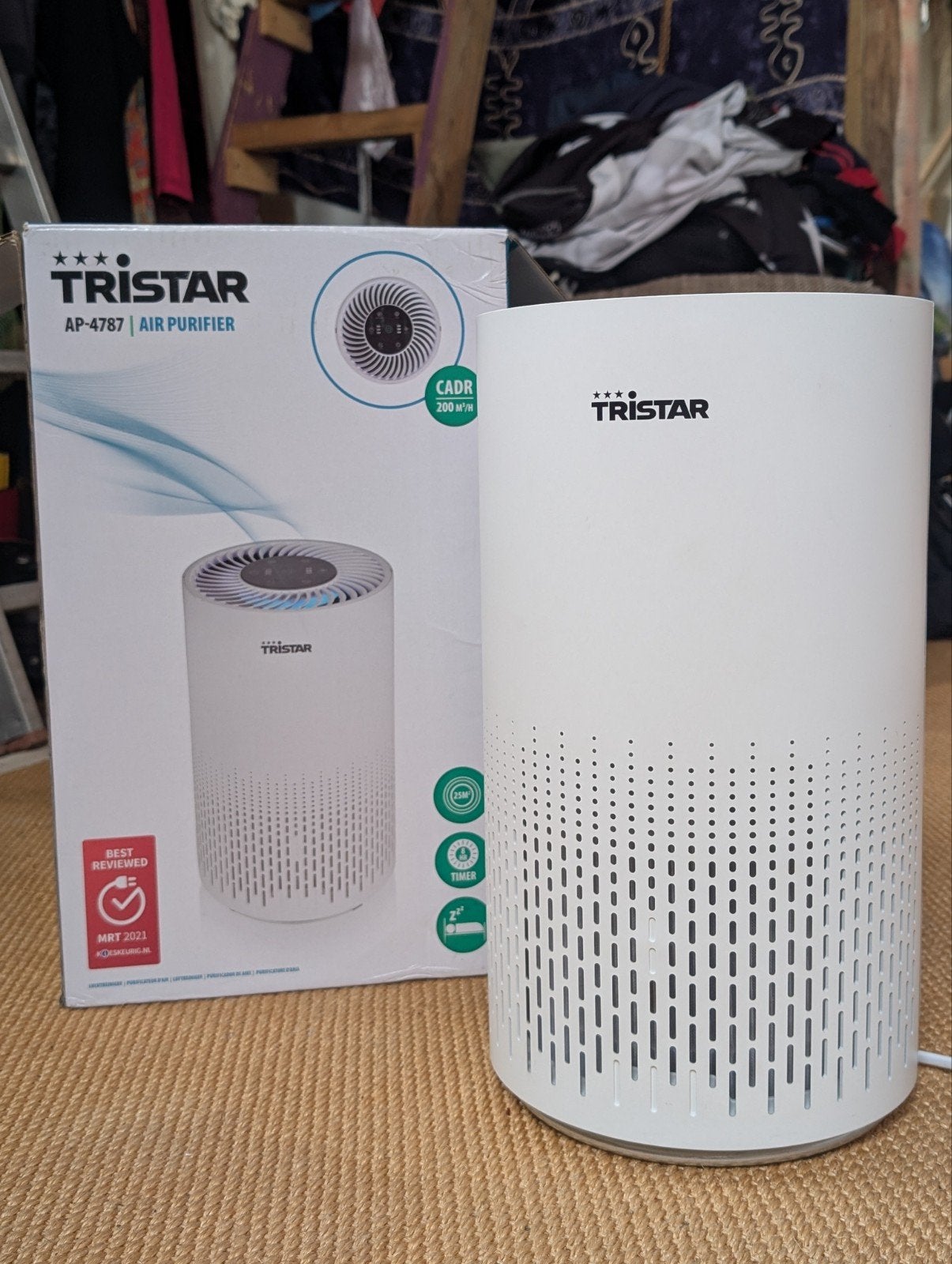 air purifier Tristar AP-4787 HEPA filter, Ophalen of Verzenden, Zo goed als nieuw, Luchtreiniger