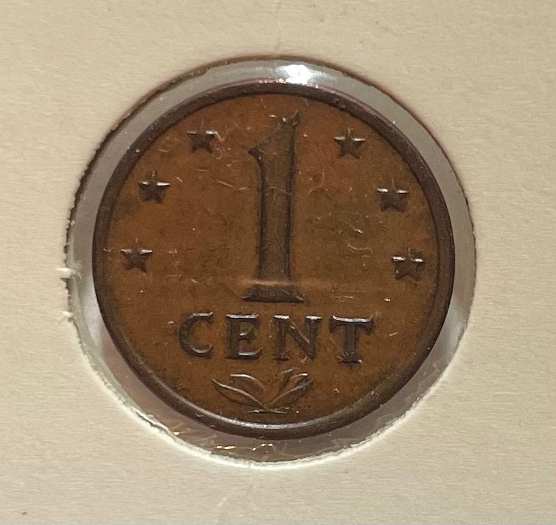 1 cent Nederlandse Antillen 1977, Ophalen of Verzenden