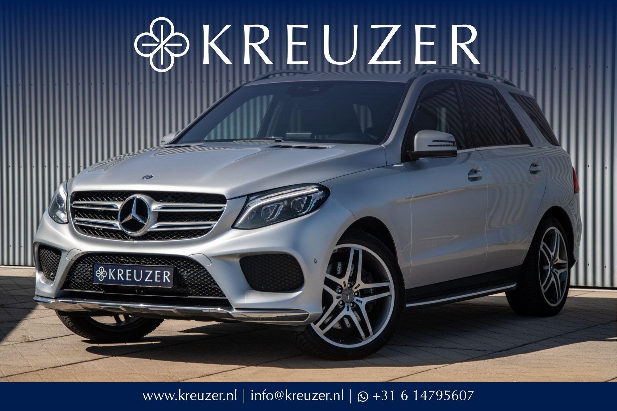 Mercedes-Benz GLE-klasse 500 4MATIC | BTW | AMG Pakket | 360, Auto's, 435 pk, Gebruikt, Verwarmde buitenspiegels, Leder