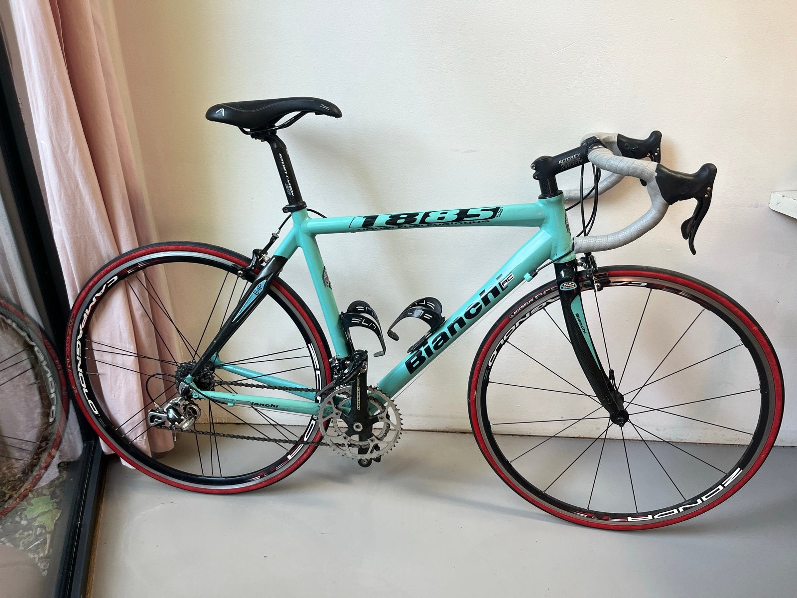 Bianchi 1885 racefiets - Campagnolo Record/Centaur, Fietsen en Brommers, Fietsen | Racefietsen, Gebruikt, Aluminium, 49 tot 53 cm