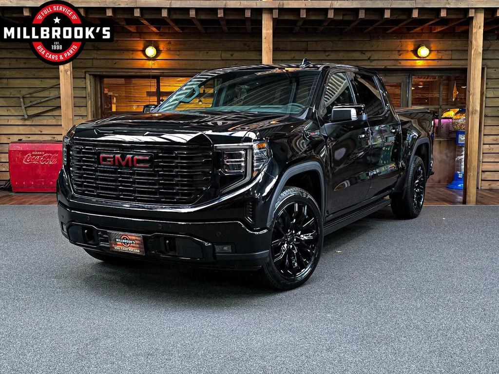 GMC Sierra Denali Black edition 6.2L V8 BPM VRIJ, full optio, 8 cilinders, 4 stoelen, Zwart, Leder