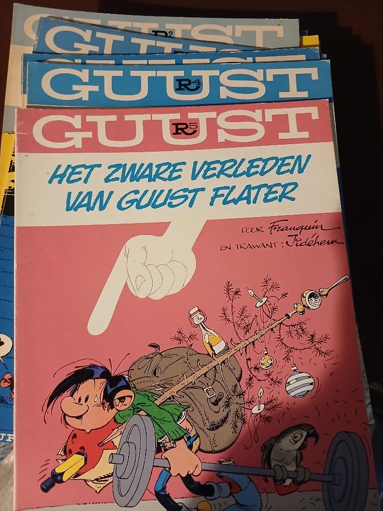 stripboeken Guust Flater, Boeken, Gelezen, Ophalen of Verzenden, Franquin, Meerdere stripboeken