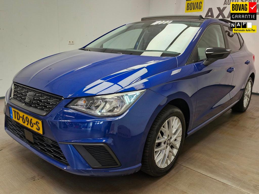 Seat Ibiza 1.0 TSI Style Business Intense PANAROMADAK ! AUTO, Euro 6, 580 kg, 1064 kg, Blauw