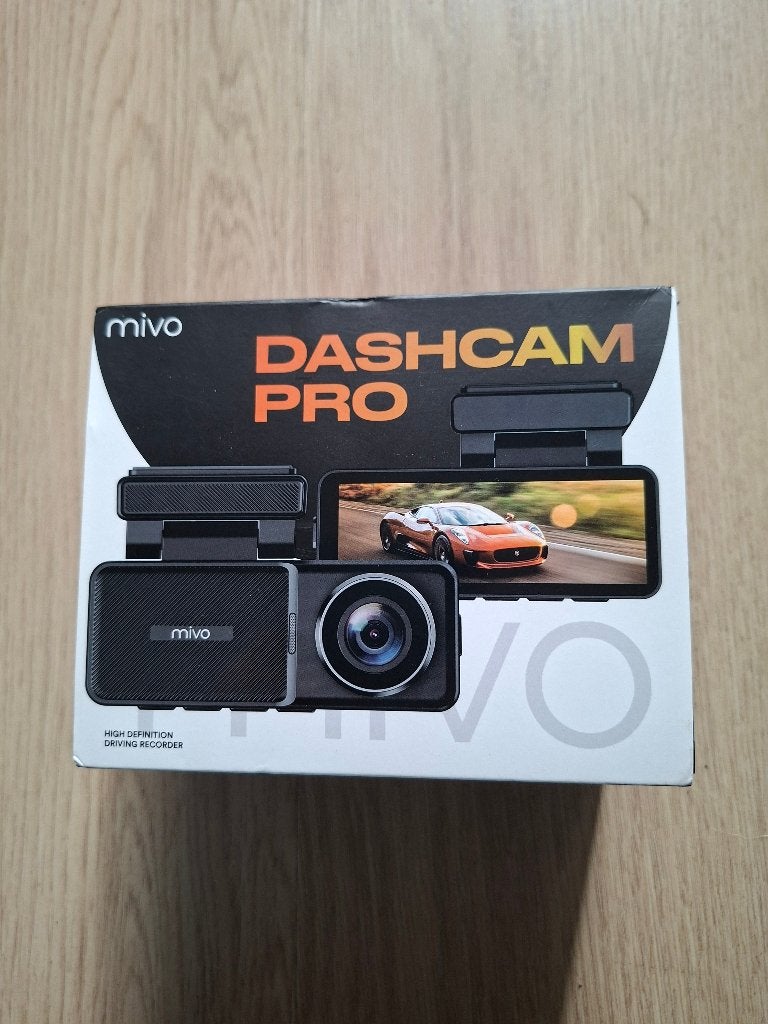 MIVO Dashcam Pro 4K Ultra HD Dual Channel WiFi, Ophalen, Nieuw