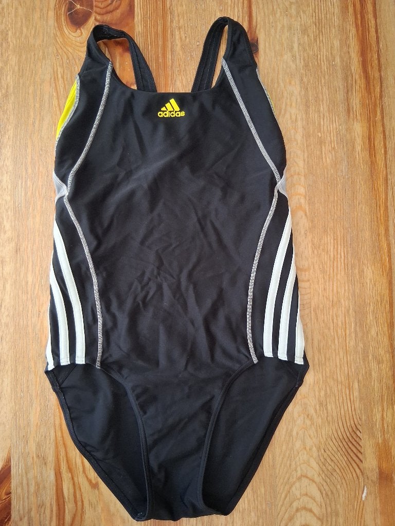 Zwart badpak Adidas maat 36-38, Ophalen of Verzenden, Zo goed als nieuw, Zwart, Badpak