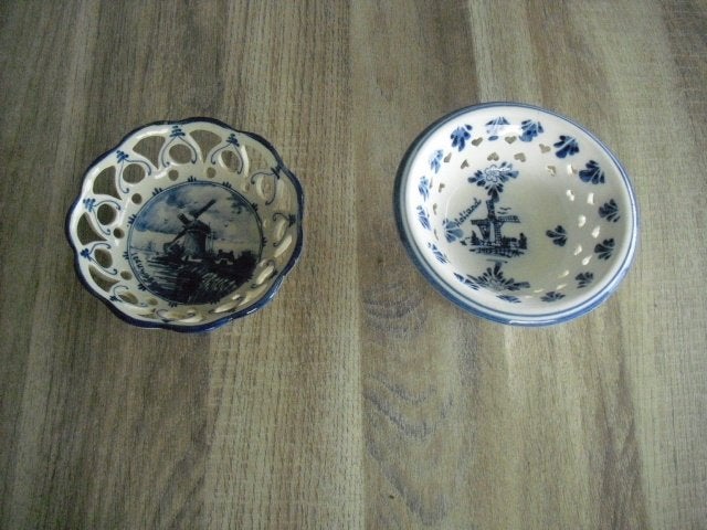2 delfts blauwe schalen, Ophalen of Verzenden