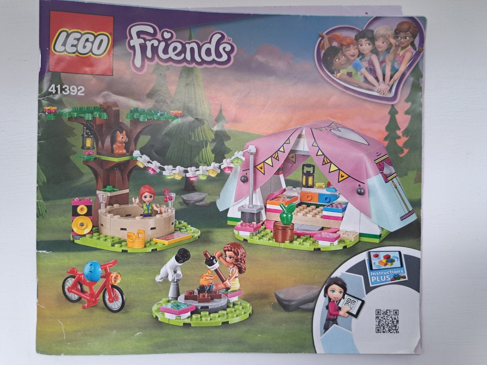 Lego Friends Glamping Avontuur 41392, Compleet, Lego, Friends, Ophalen of Verzenden