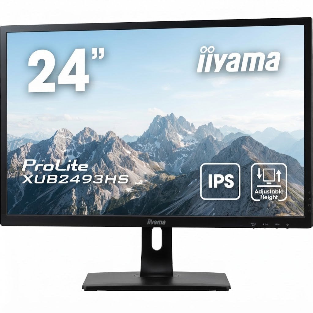 iiyama ProLite XUB2493HS-B6, Computers en Software, Monitoren, Nieuw, 60 Hz of minder, In hoogte verstelbaar, IPS, Full HD, Ophalen of Verzenden