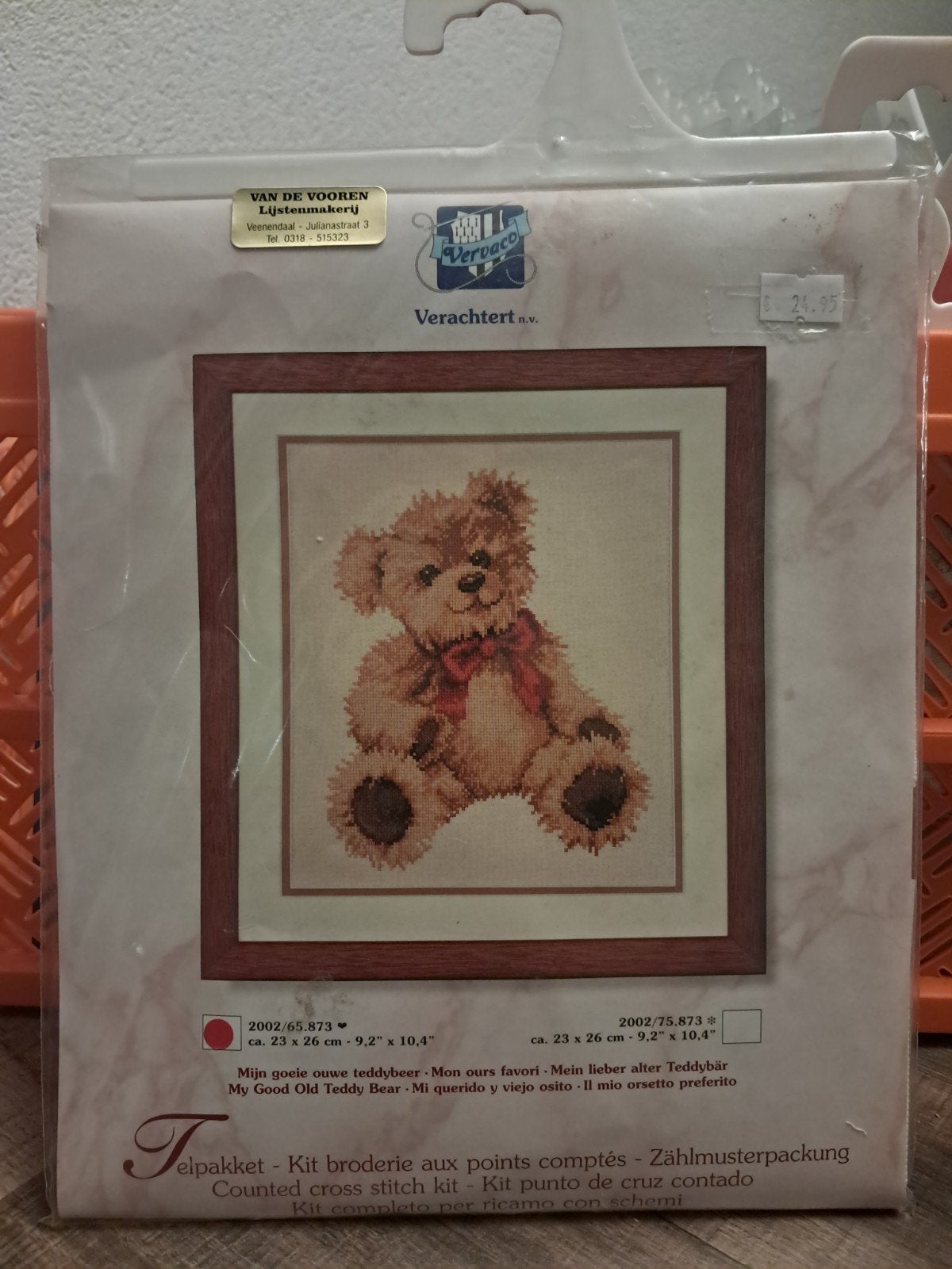 Verachtert Borduurpakket - Mijn Goede Oude Teddybeer, Ophalen of Verzenden, Nieuw, Handborduren, Borduurpakket