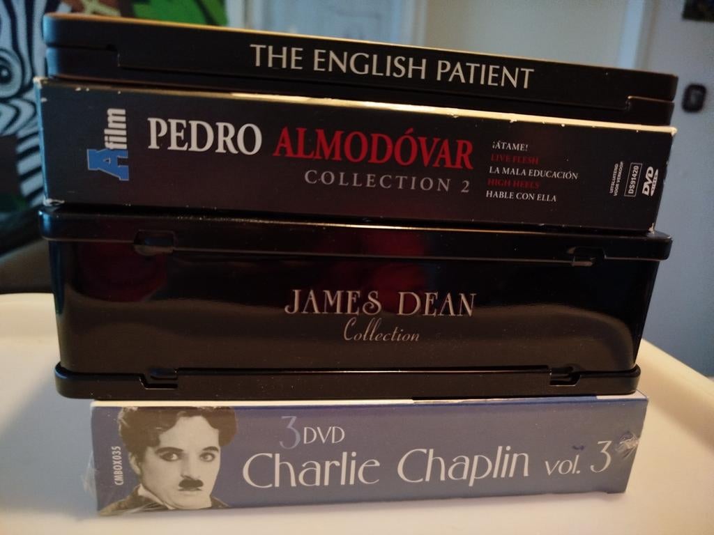DVD Collectie: Almodóvar, James Dean, Chaplin, Ophalen of Verzenden
