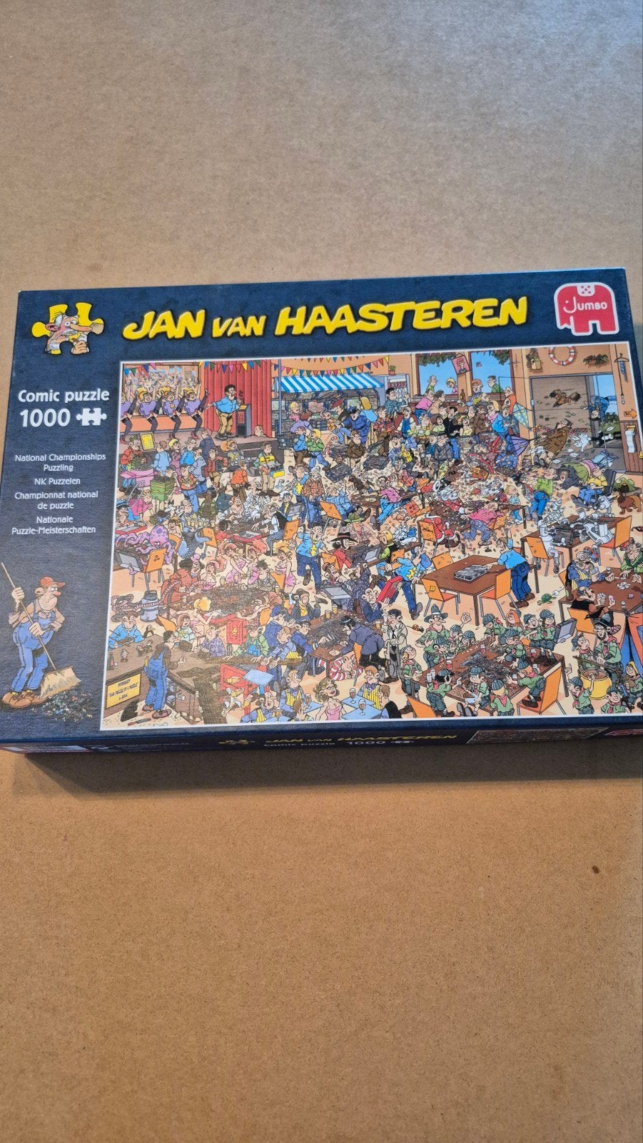 Jan van Haasteren NK puzzelen 1000 stukjes, Ophalen of Verzenden, 500 t/m 1500 stukjes, Zo goed als nieuw