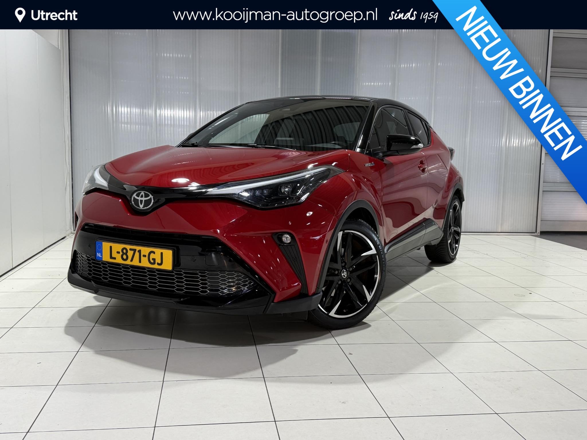 Toyota C-HR 2.0 Hybrid GR-Sport | Elektrisch verstelbare bes, Auto's, Toyota, Euro 6, 4 cilinders, Automatische klimaatregeling