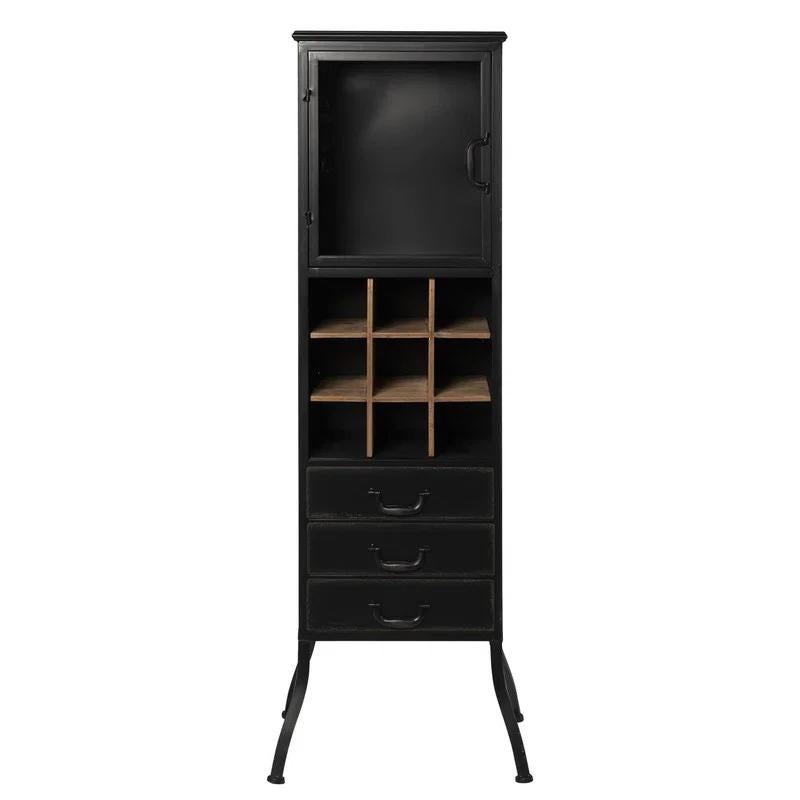 Rootsmann Drankenkast Hoog 2.0 | Zwart, Ophalen, Zo goed als nieuw, 25 tot 50 cm, Minder dan 100 cm