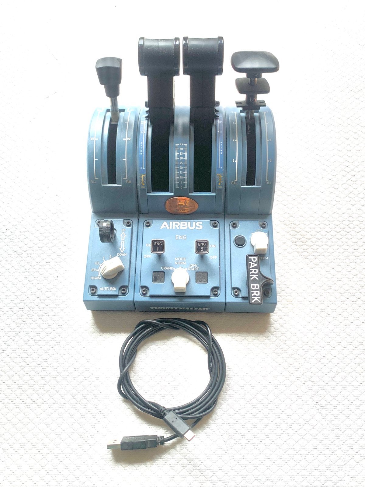 Thrustmaster TCA Airbus Captain pack X, Ophalen of Verzenden, Gebruikt