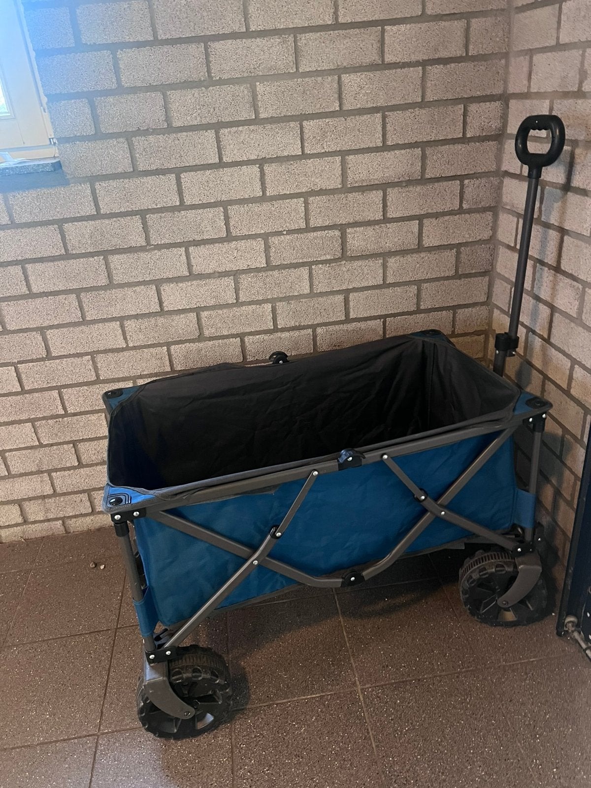 Borderkar Bolderwagen Red Wood, Caravans en Kamperen, Ophalen, Zo goed als nieuw