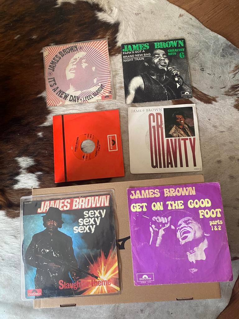 James brown singles, Ophalen of Verzenden, Zo goed als nieuw, R&B en Soul