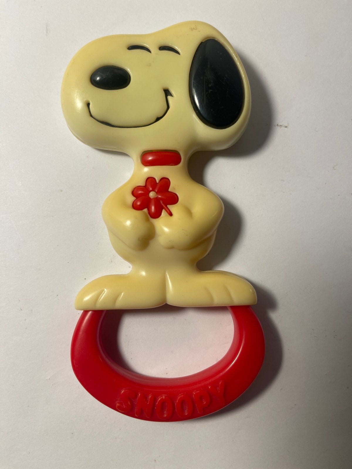Vintage Snoopy Rammelaar  1958 United Feature Syndicate, Verzenden, Gebruikt, Rammelaar