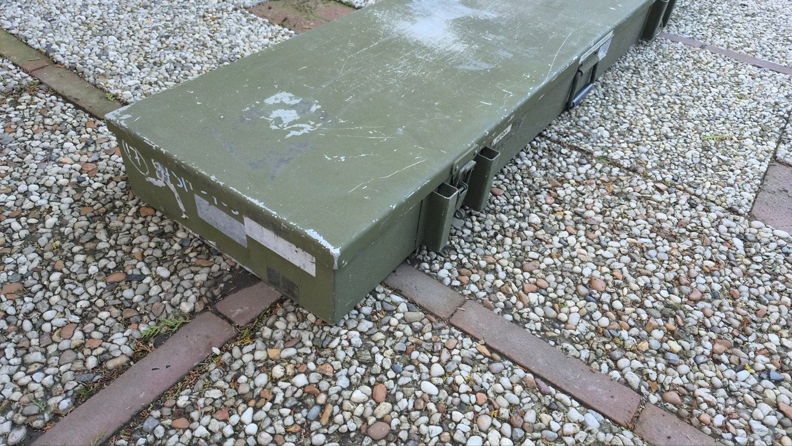 Robuuste Leger Transportkist, Ophalen, Gebruikt, 100 cm of meer, Minder dan 40 cm