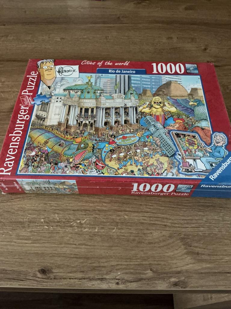 Nieuwe Ravensburger Puzzel Rio de Janeiro 1000 stukjes, Ophalen of Verzenden, 500 t/m 1500 stukjes, Nieuw, Legpuzzel