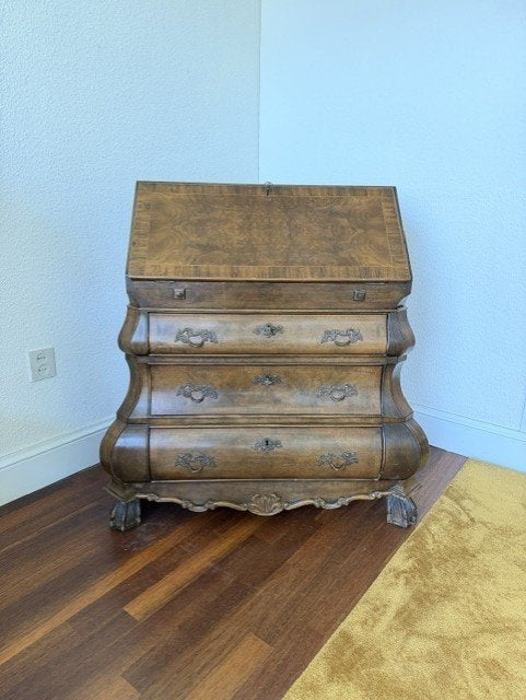 Louis XV secretaire bureau met klep, Ophalen, Gebruikt, Louis XV